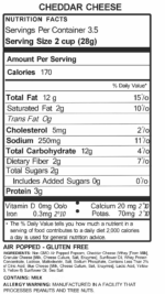 CHEDDAR CHEESE 3.5 OZ GOURMET POPCORN - Image 2