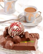 Ksana Choco Handmade Luxury Dubai Chocolate Bar, made of Belgian Milk Chocolate, 67% Pistachio Cream & Crunchy Kunafa (100 g - 5.6 cm x 12 cm - 1 Pack) - Image 5