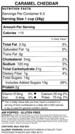 CARAMEL CHEDDAR 6.5OZ GOURMET POPCORN - Image 2