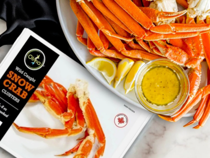 Olivia Wild Caught Snow Crab Clusters, Fully Cooked, 10 lbs（Limited to 10 copies）